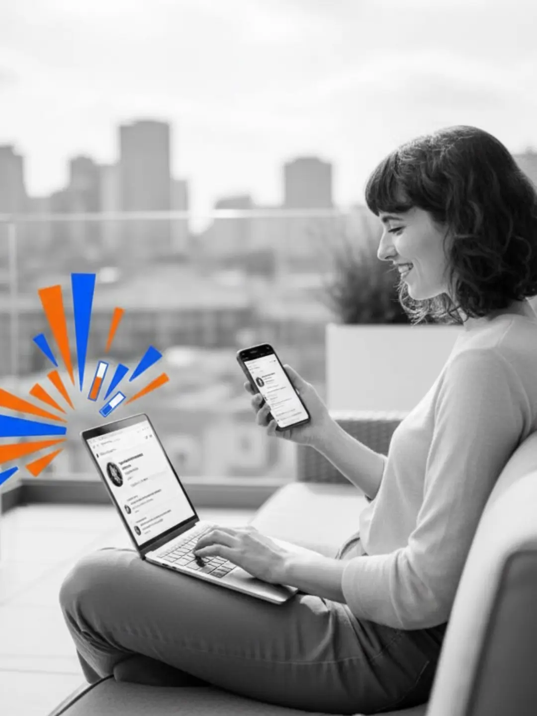 pessoa a mexer no telemóvel