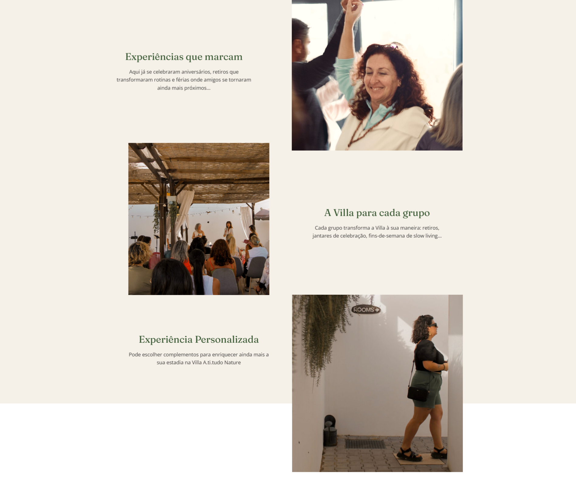 Secção Villa - Site